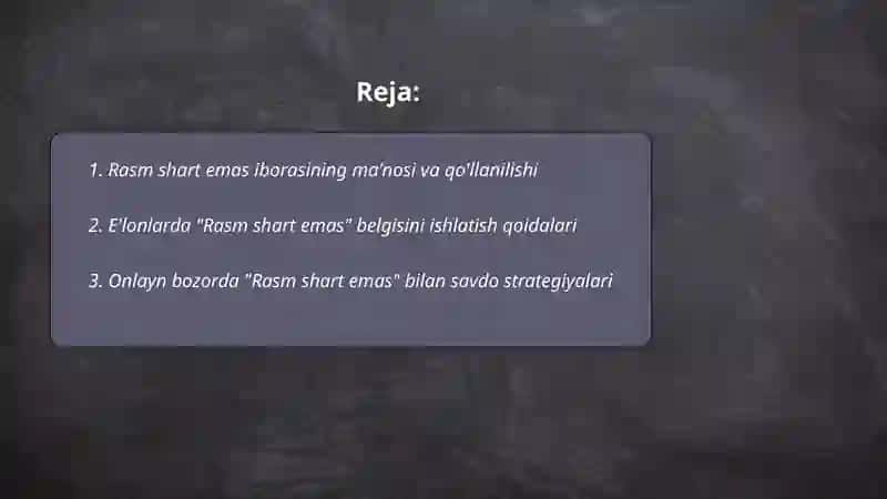 Rasm shart emas 2