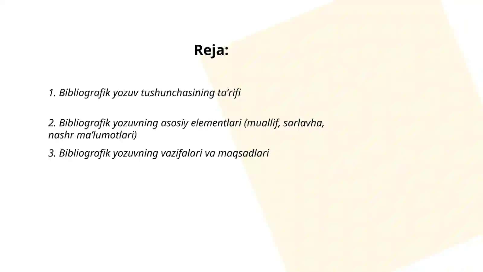 Bibliografik yozuv tushunchasi 2