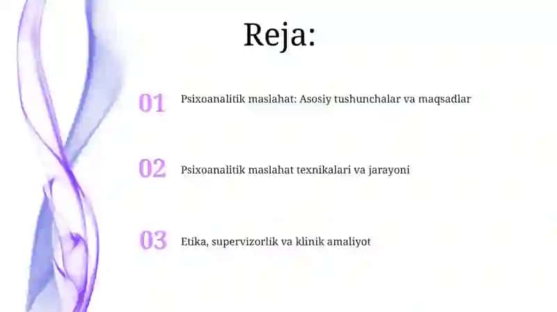 Psixoanalitik maslahat 2