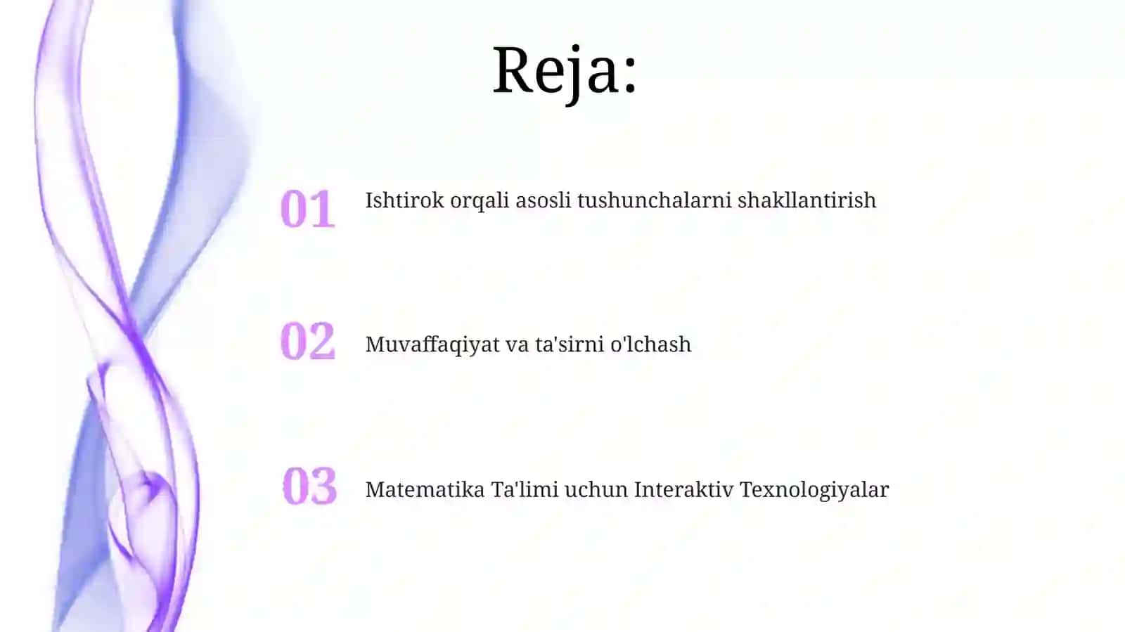 Matematika Ta'limi uchun Interaktiv Texnologiyalar 2