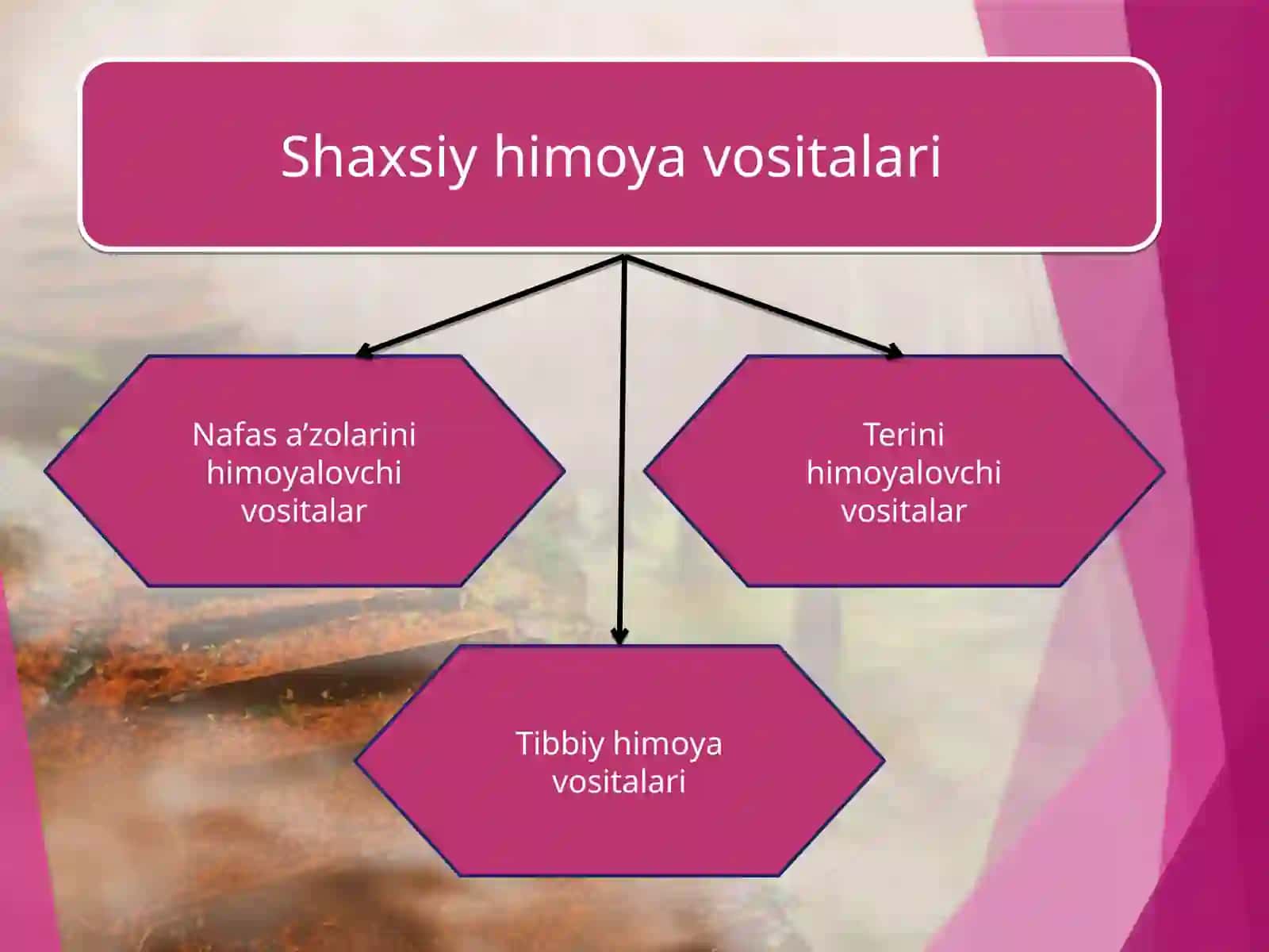 SHAXSIY HIMOYA VOSITALARI, MAXSUS HIMOYA VOSITALARI, SAXSIY TIBBIY VOSITALARI VA ULARDAN FOYDALANISH 2