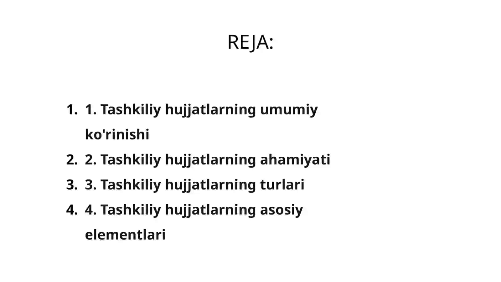 Tashkiliy hujjatlar 2