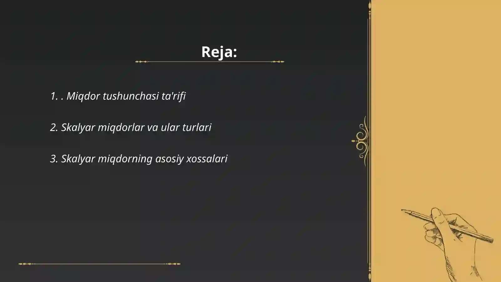 Miqdor Tushunchasi va Uning Turlari 2