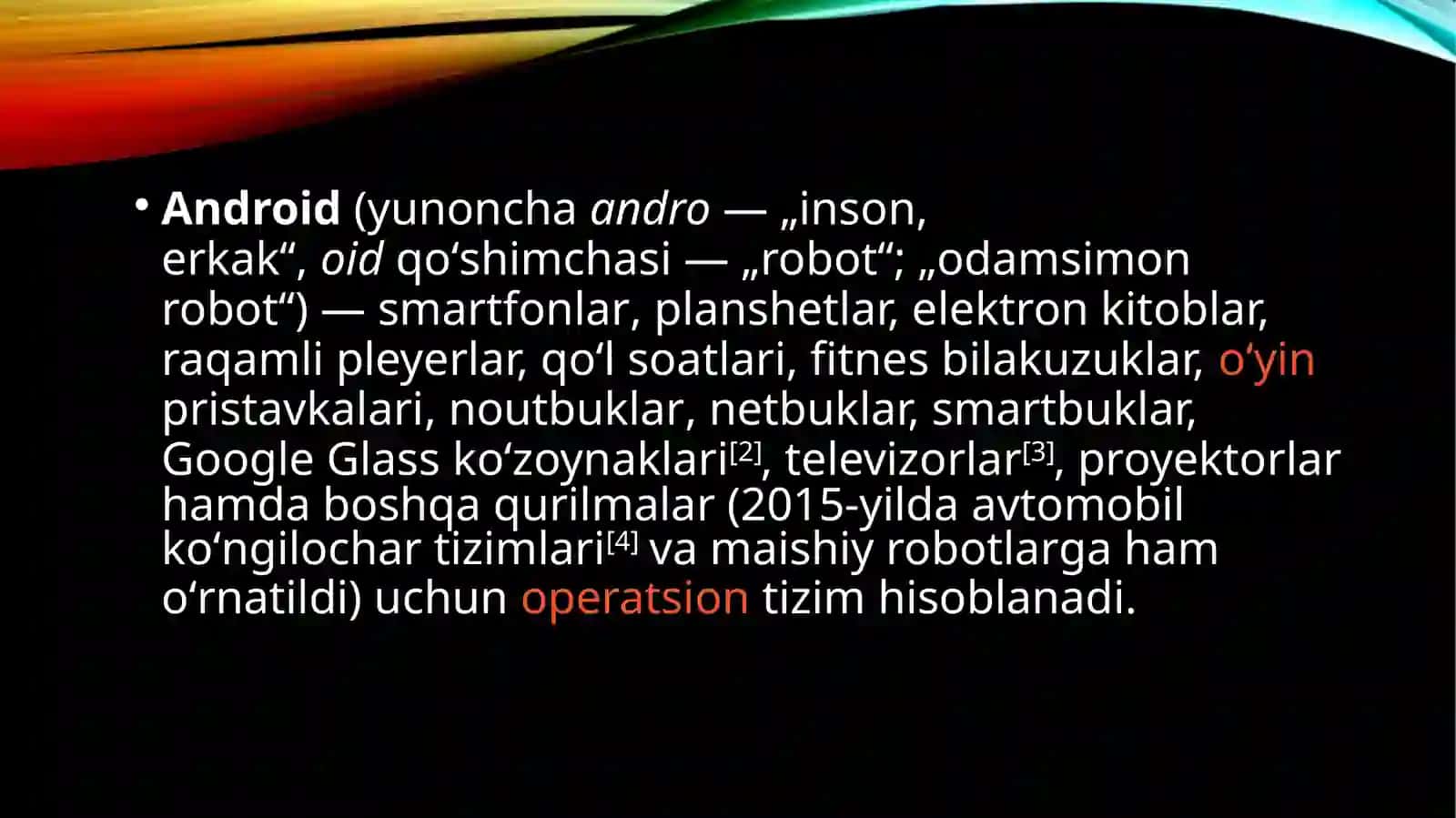 Android operatsion tizimlarining rivojlanishi va ishlash prinsipi 2