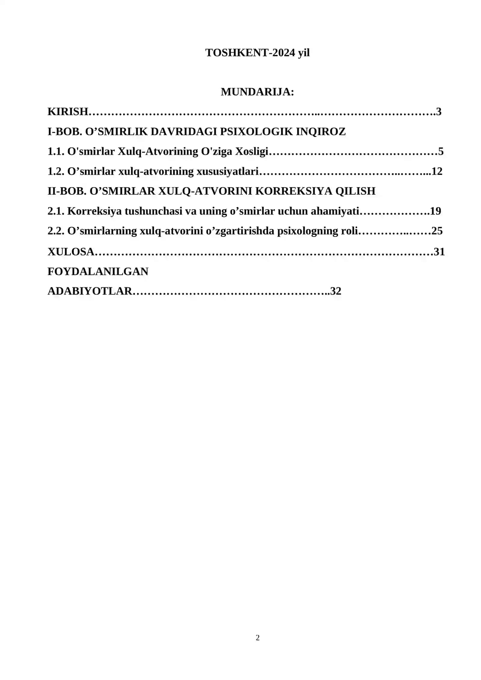 O’smirlik davridagi psixologik inqiroz 2