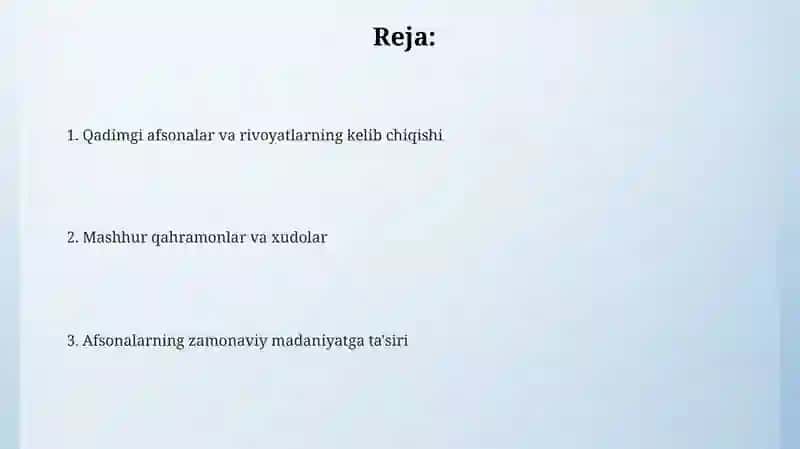 Qadimgi mif va afsonalar 2