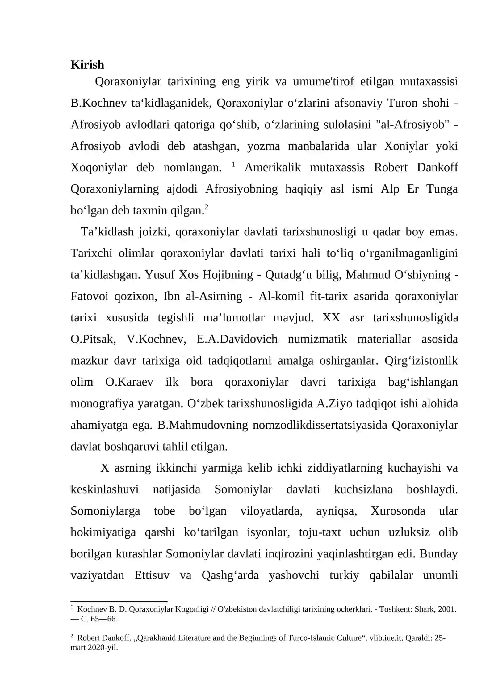 QORAXONIYLAR SULOLASINI HOKIMIYATGA KELISHI. QORAXONIYLARNING MOVAROUNNAHRGA HUJUMLARI 2