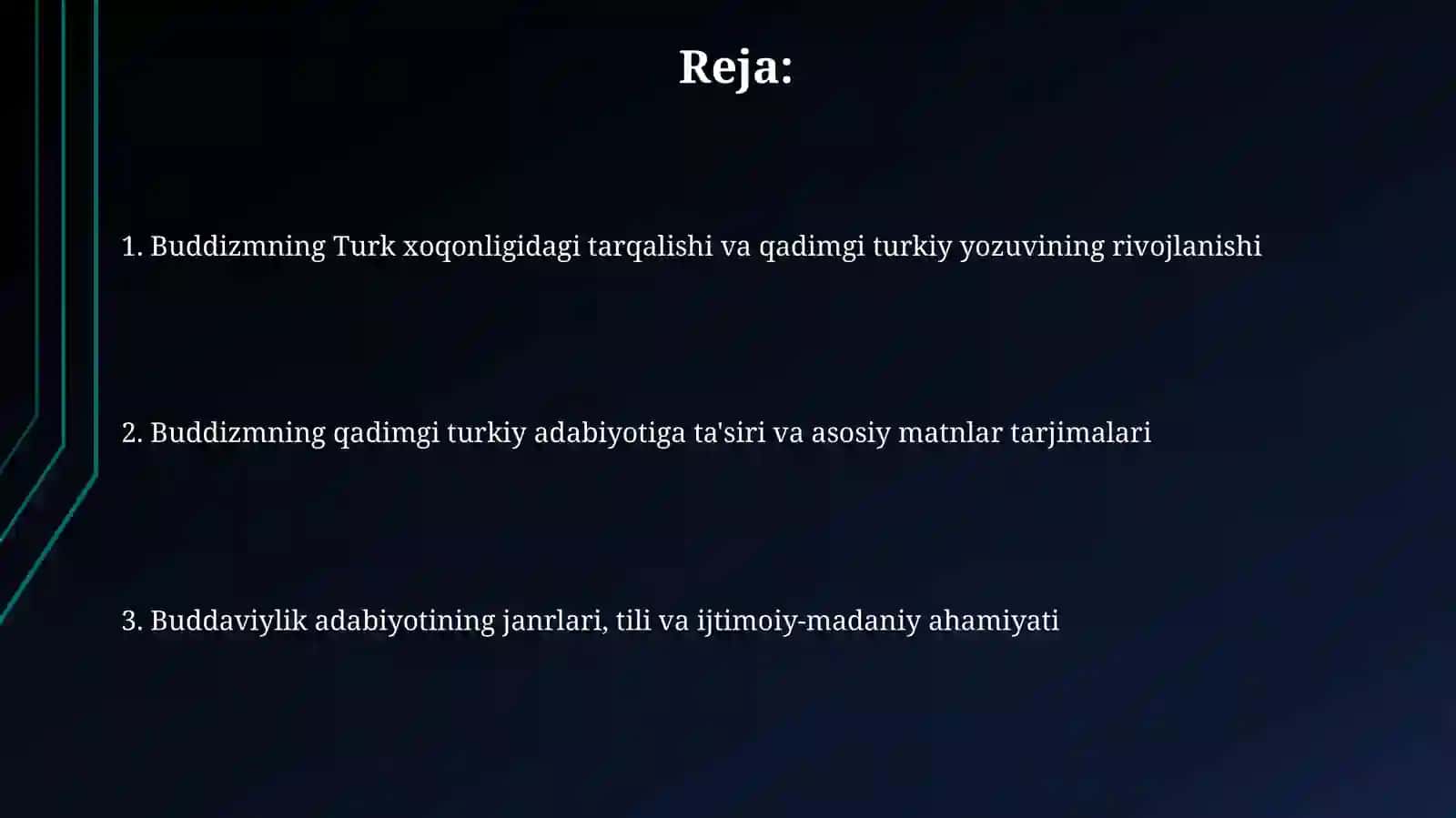 Budda oqimidagi qadimgi turkiy adabiyot 2