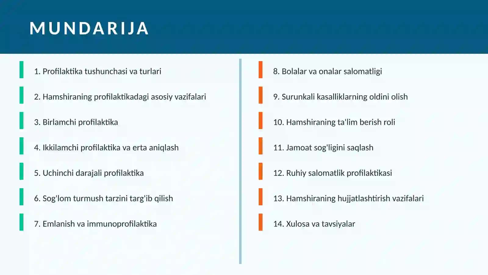Profilaktikada hamshiralar roli 2