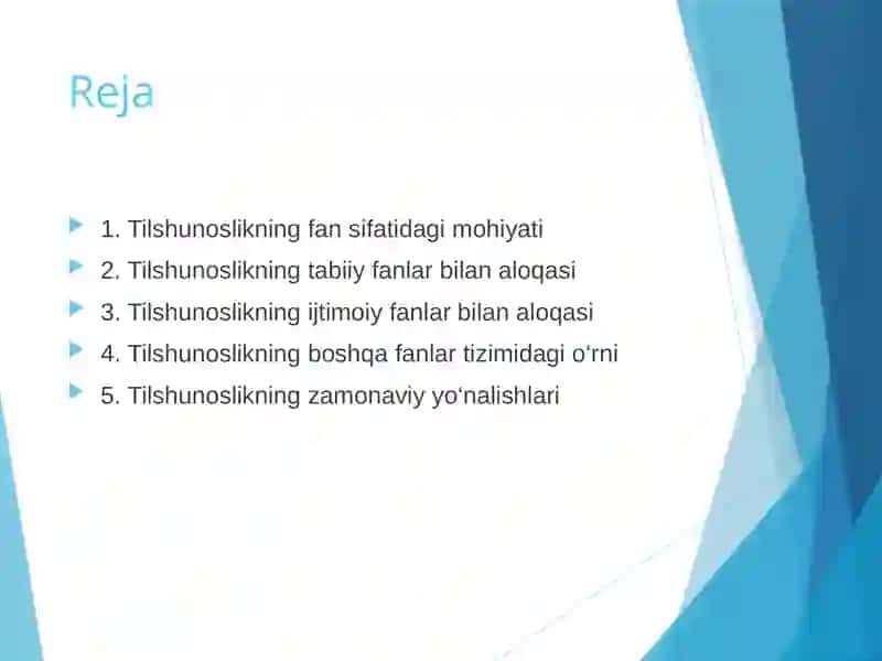 Tilshunoslik ning fan sifatidagi mohiyati 2