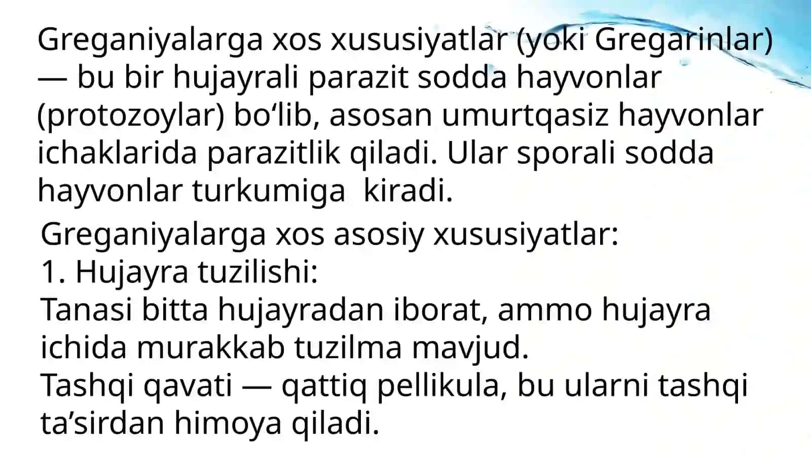 spora hosil qiluvchi organizmlar 2