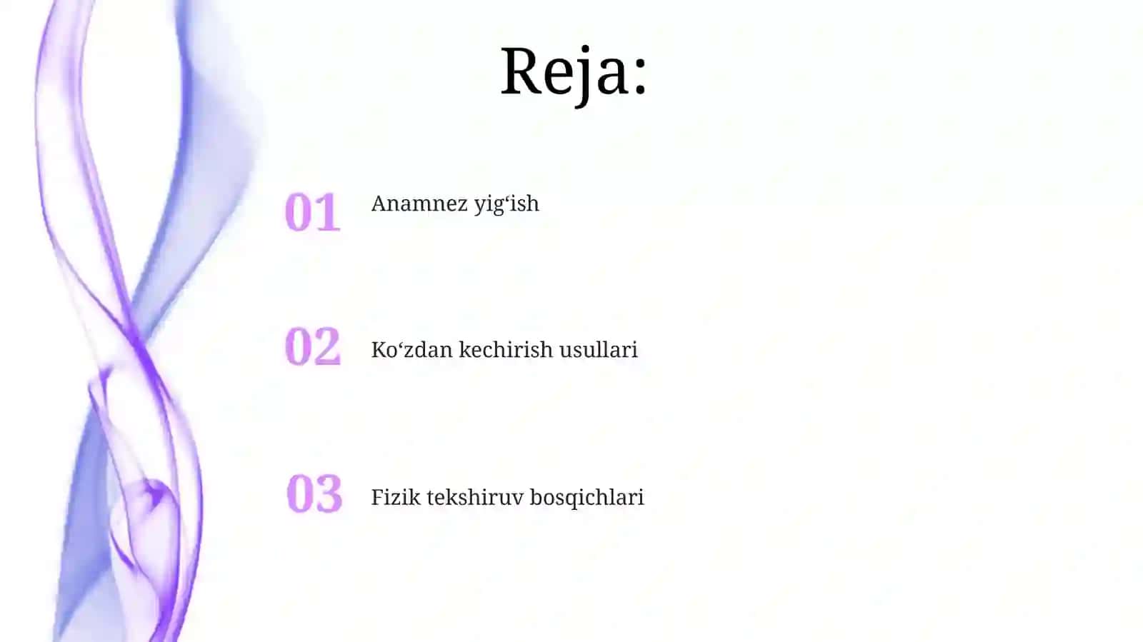 Buyrak va pesha bo'jalari tekshirishi 2