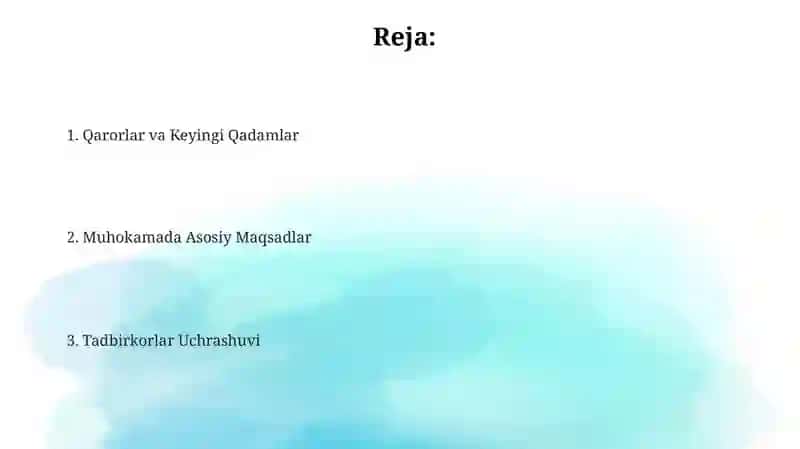 Biznesmenlar majlisi 2