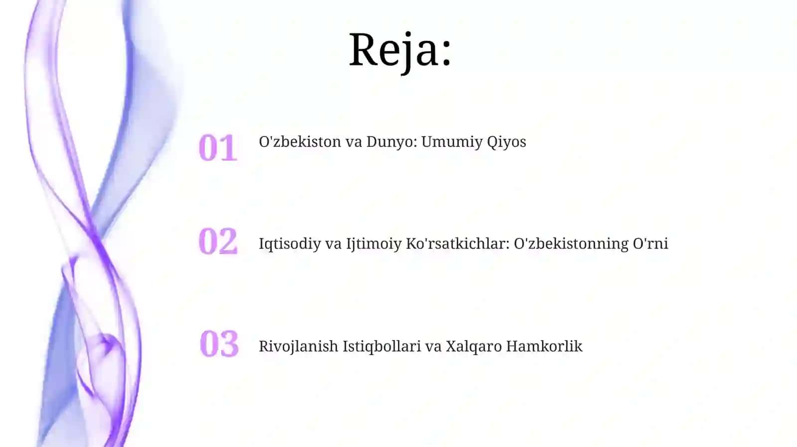 O'zbekiston va jahon davlatlarini taqqoslash 2