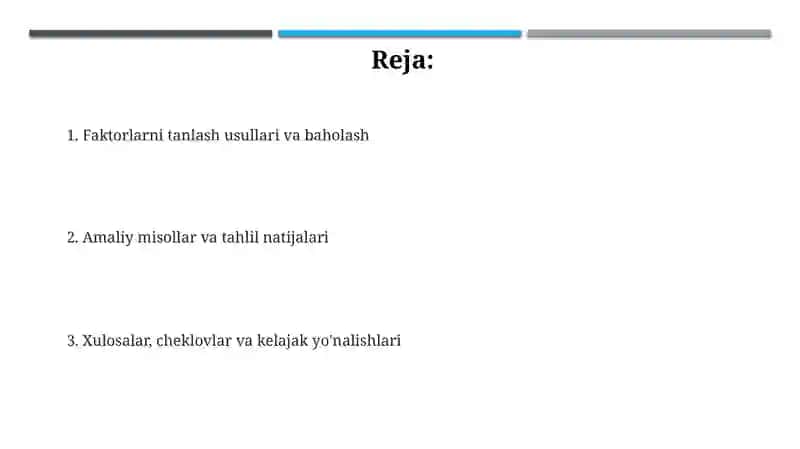 Omilli ekonometrik tahlil 2