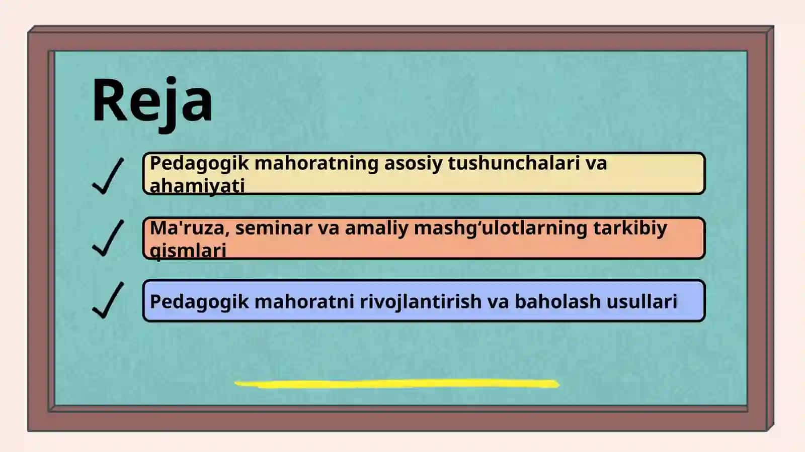 Pedogogik mahorat asoslari va uning tarkibiy qismlari 2