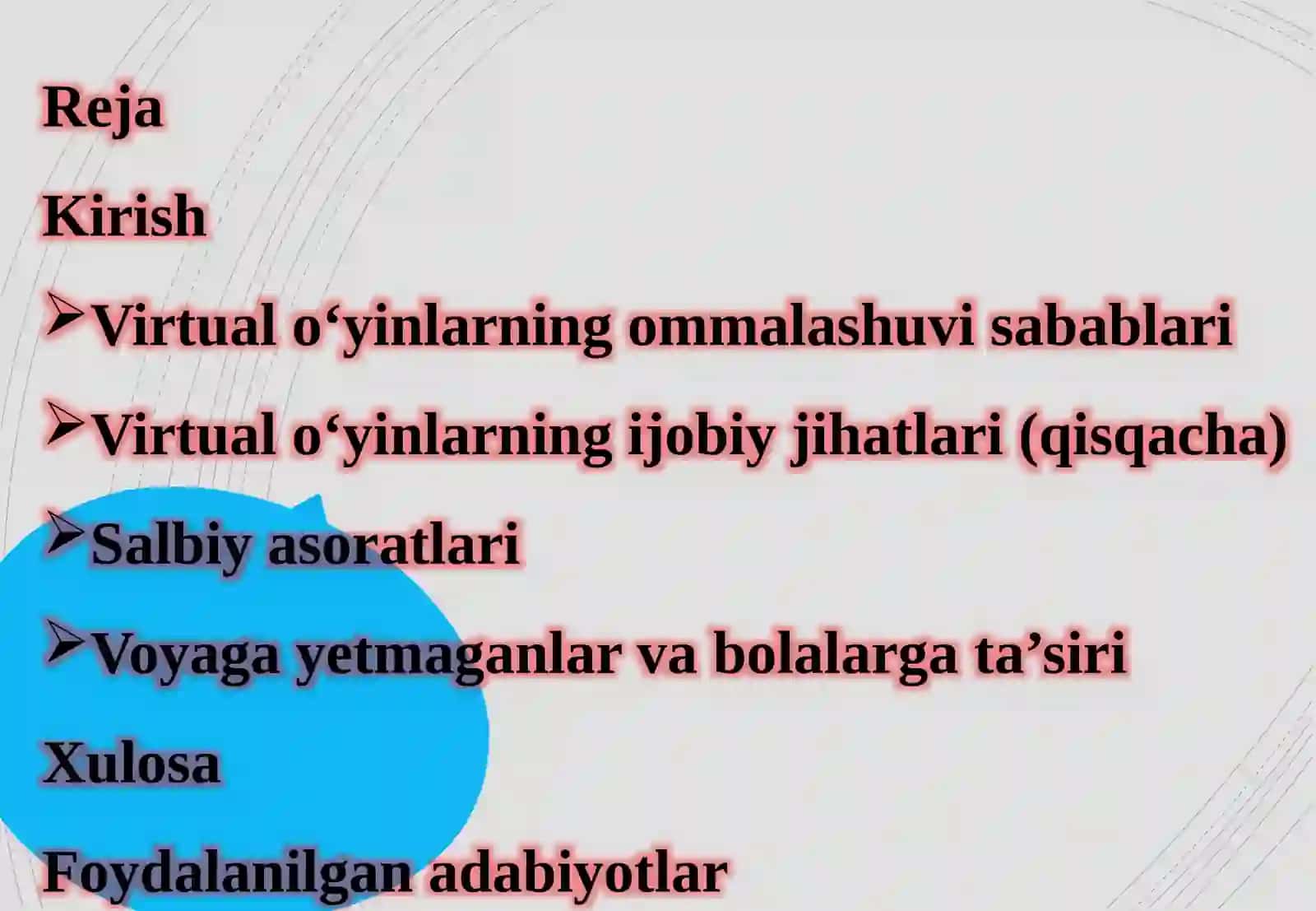 VIRTUAL O’YINLARNING ASORATLARI 2
