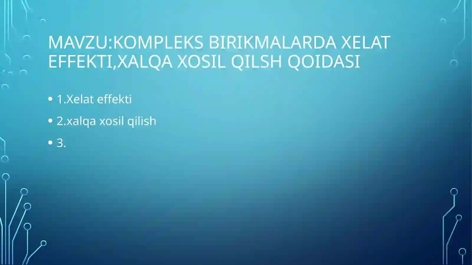 Analitik kimyoda organik reagentlarning qo'lanilishi 2