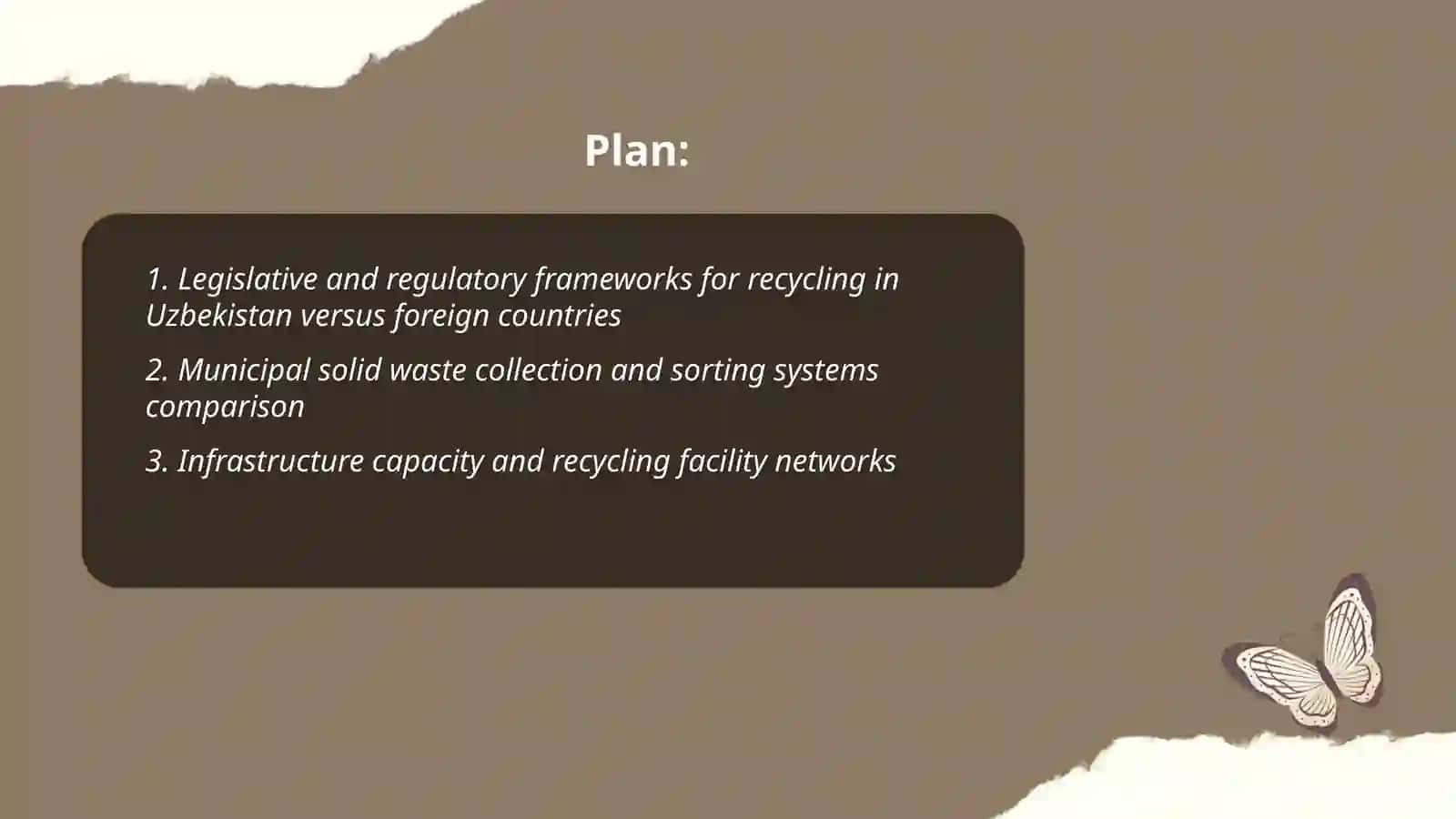 Process of Recycling in Uzbekistan and Foreign Countries 2