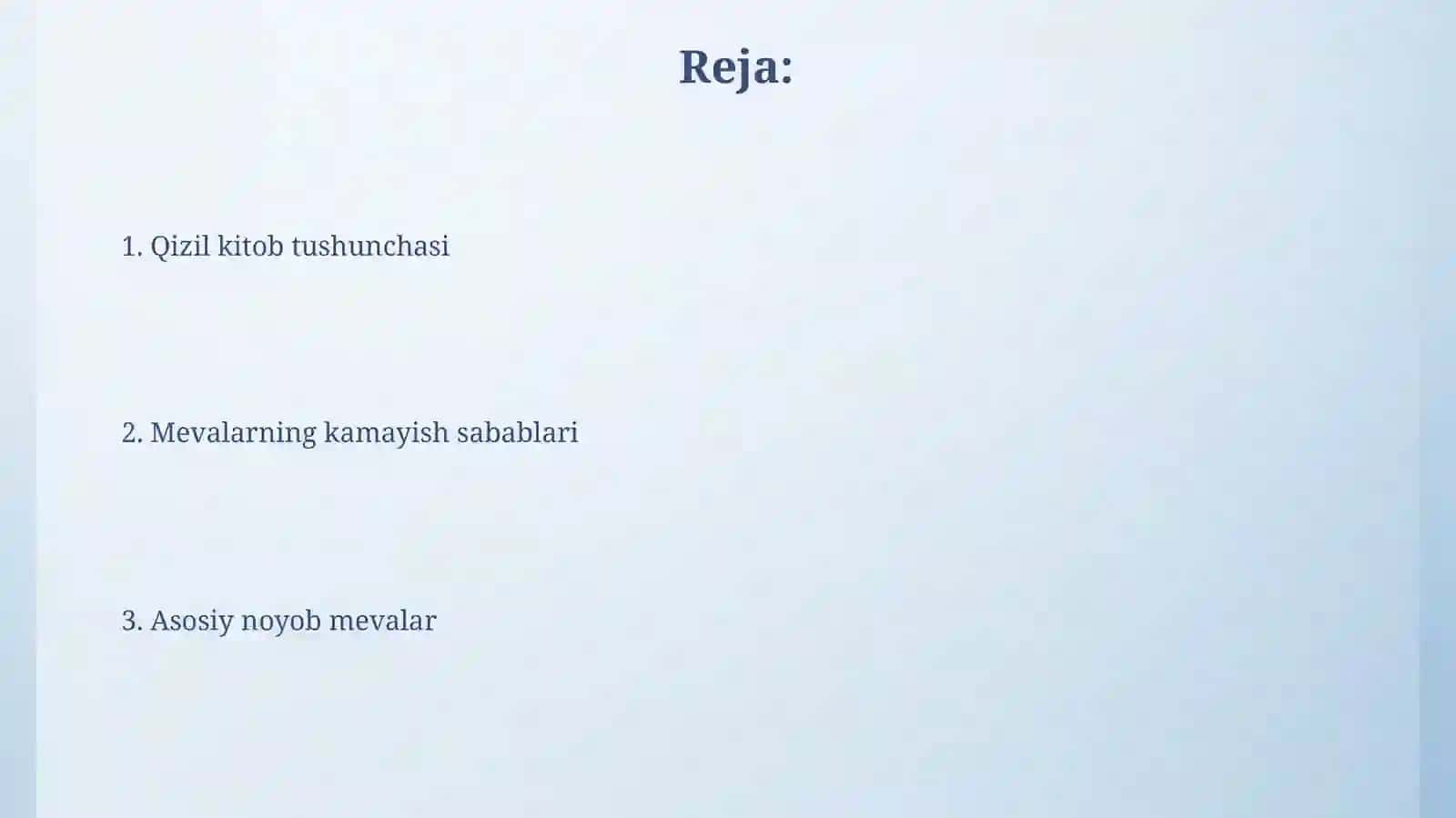 Qizil kitobga kiritilgan mevalar 2