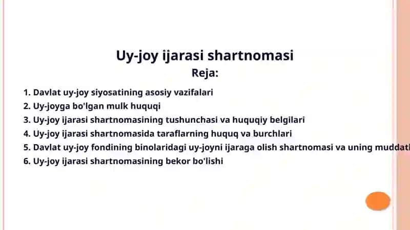 Uy-joy ijarasi shartnomasi 2