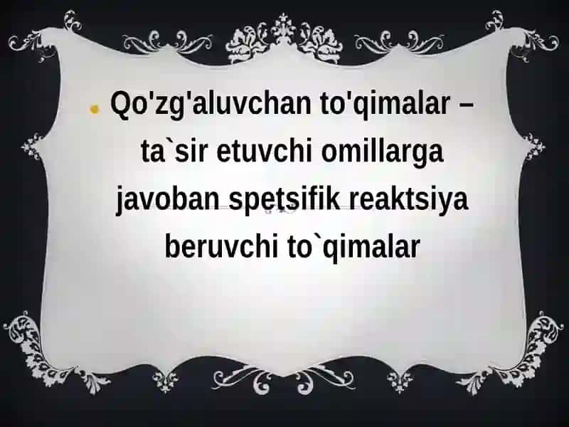 Qo’zg’aluvchanto’qimalardabioelektrikhodisalar 2