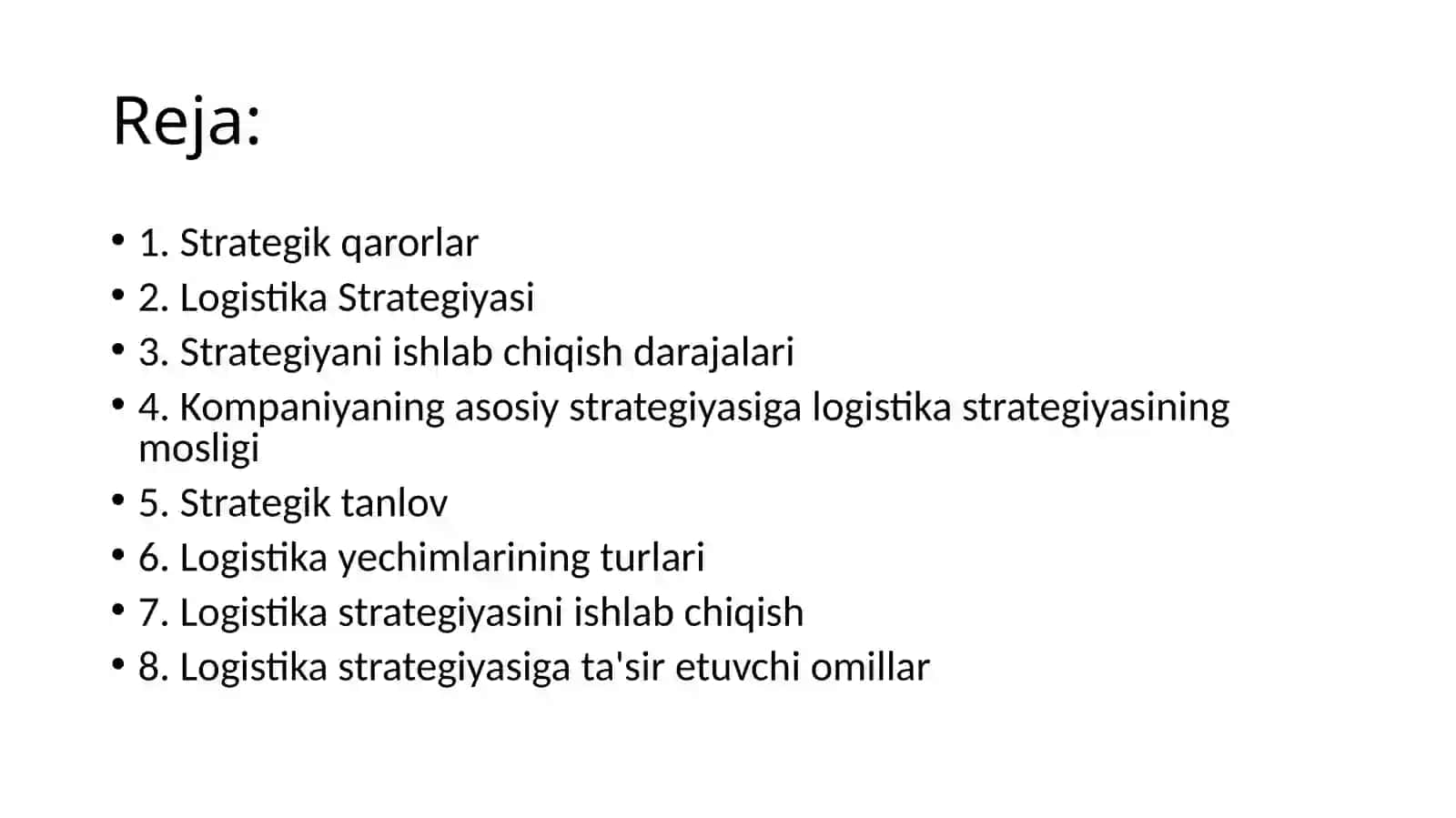 LOGISTIKA MENEJMENTI 2