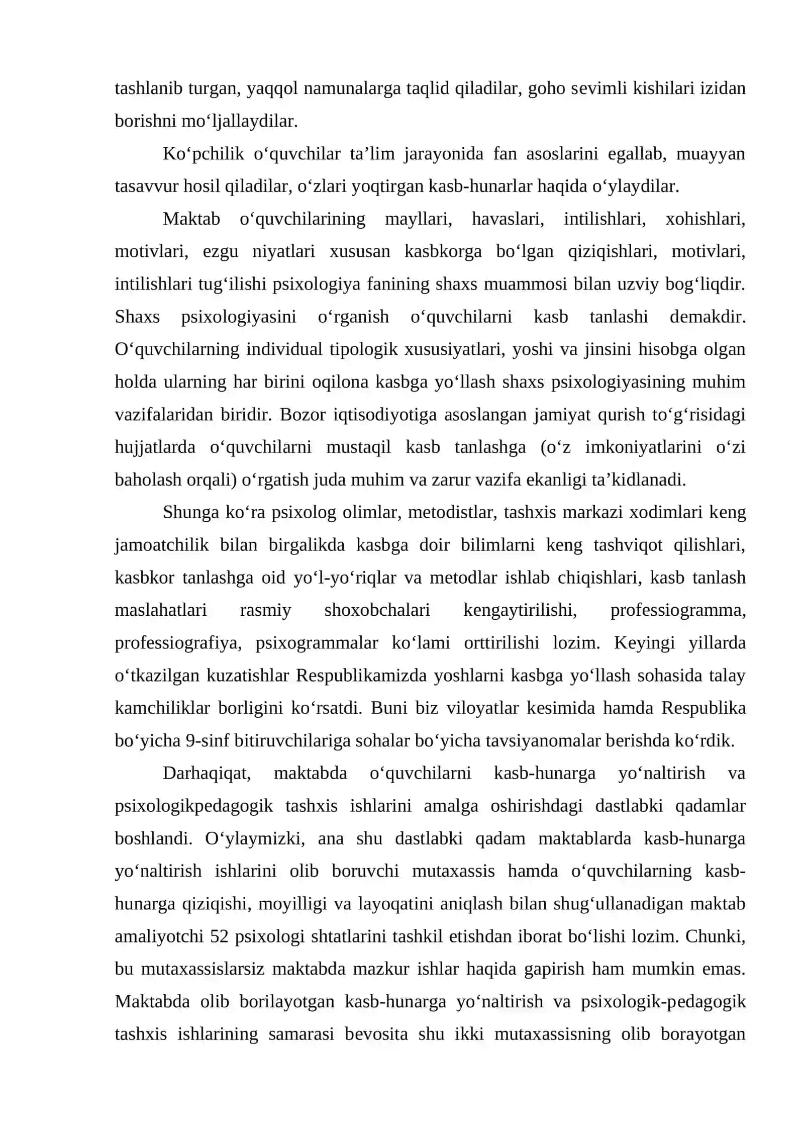 Kasbni tanlash motivlari va faollash usullari 2