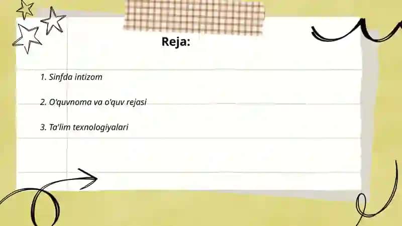 Sinfda intizom 2