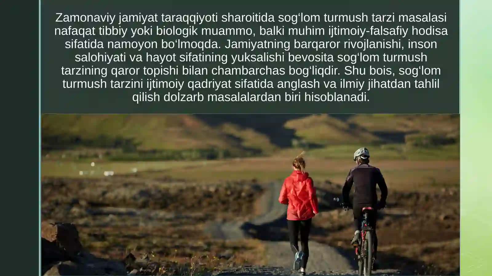 Sogʻlom turmush tarzining ijtimoiy psixologik jihatlari 2