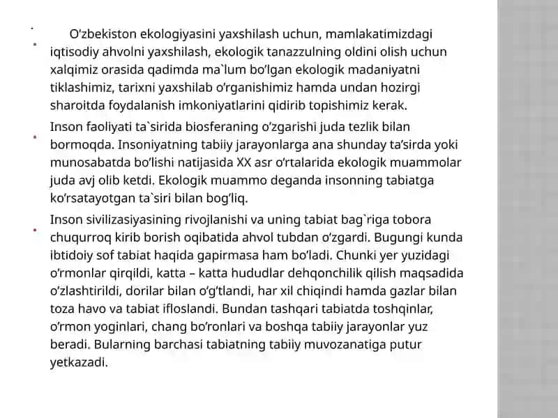 O’zbekistondagi ekologik muammolar 2