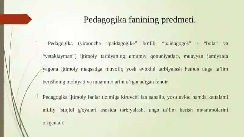 Boshlang‘ich ta’lim pedagogikasi 2