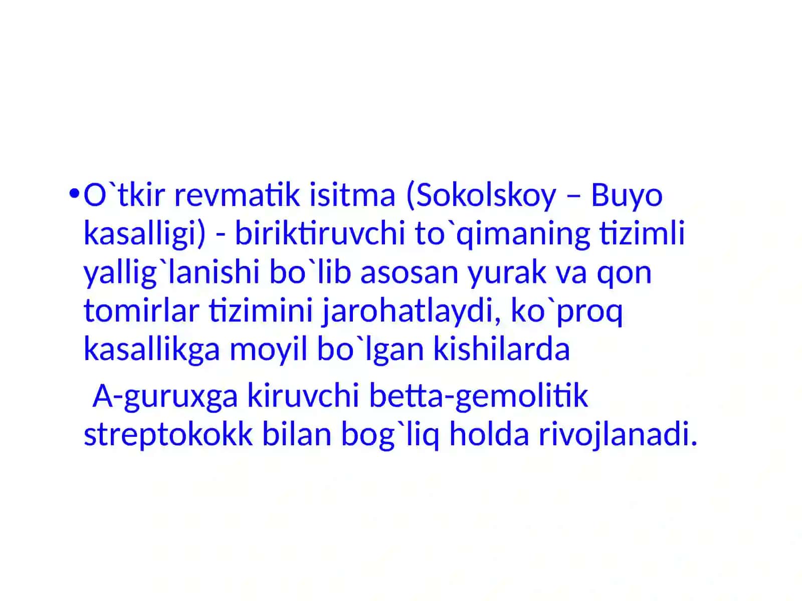 O`TKIR REVMATIK ISITMA 2