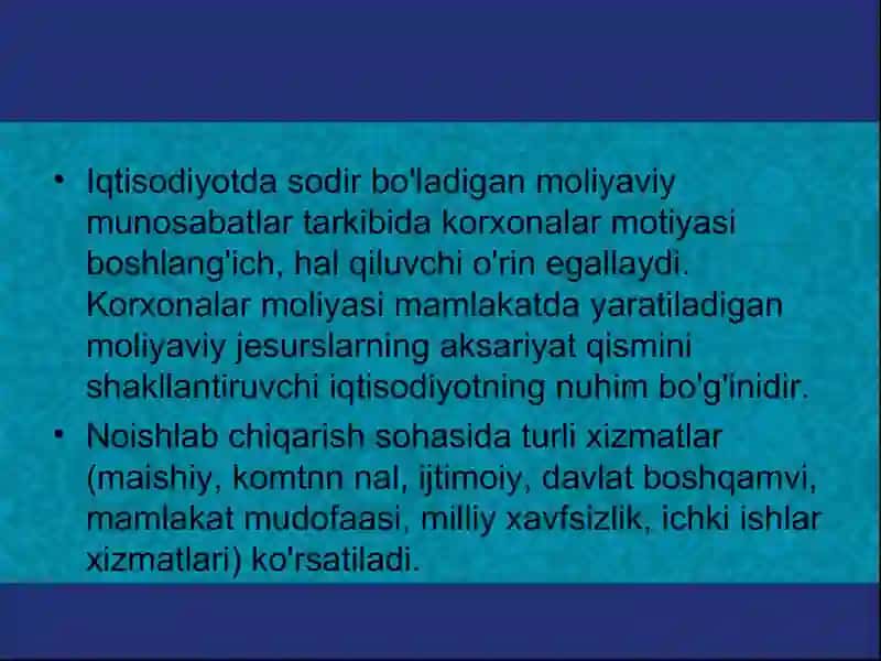 Korxona moliyaviy aktivlarini samarali boshqarish yo‘llari 2