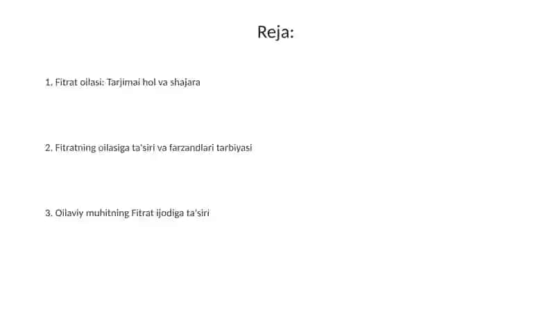 Fitratning oila asari 2