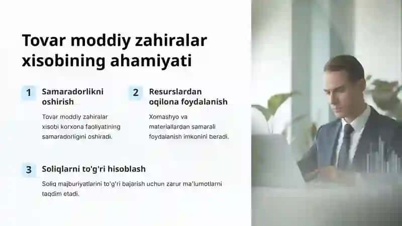 Tovar moddiy zahiralar xisobi 2