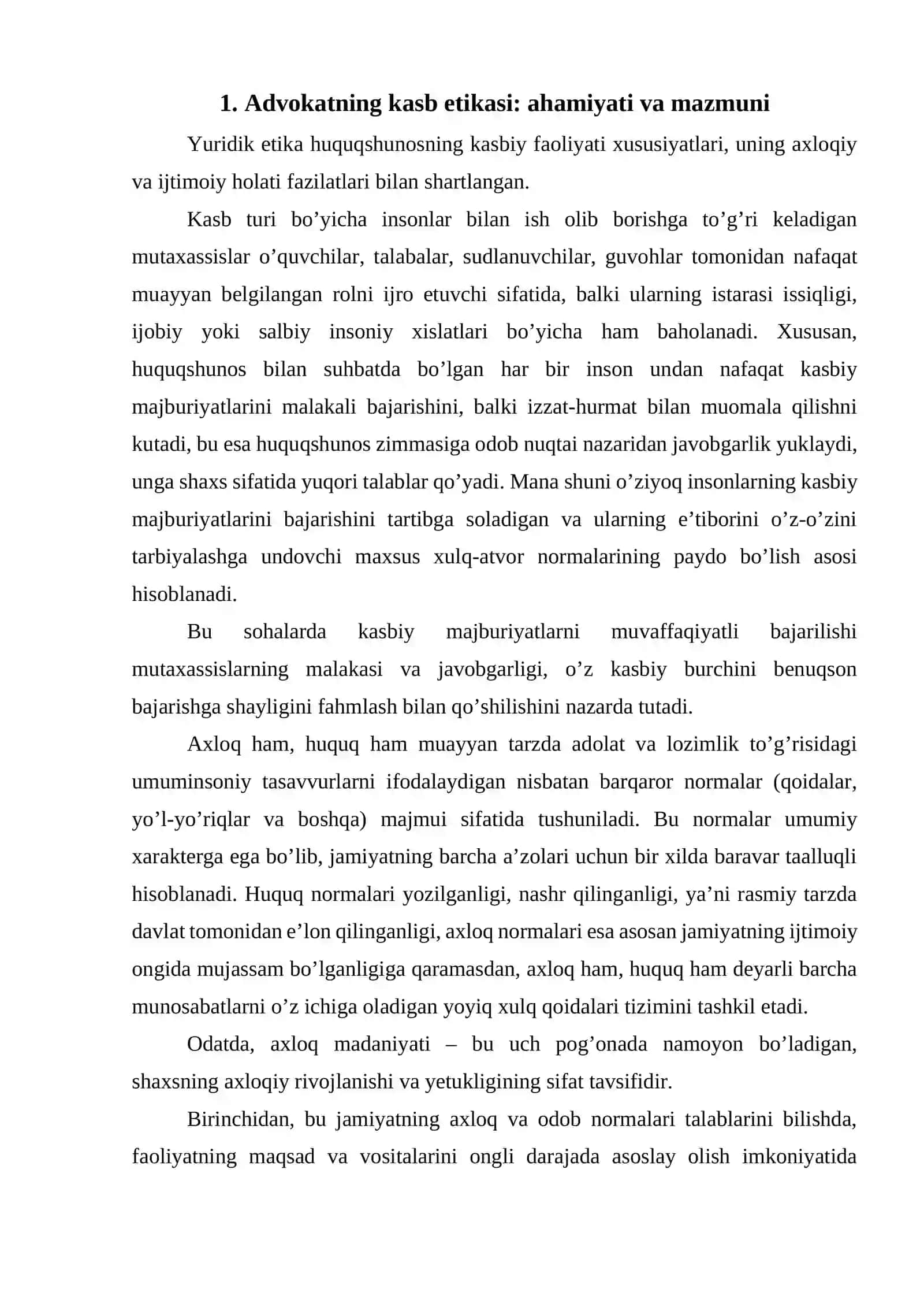 Advokatning kasb etikasi 2
