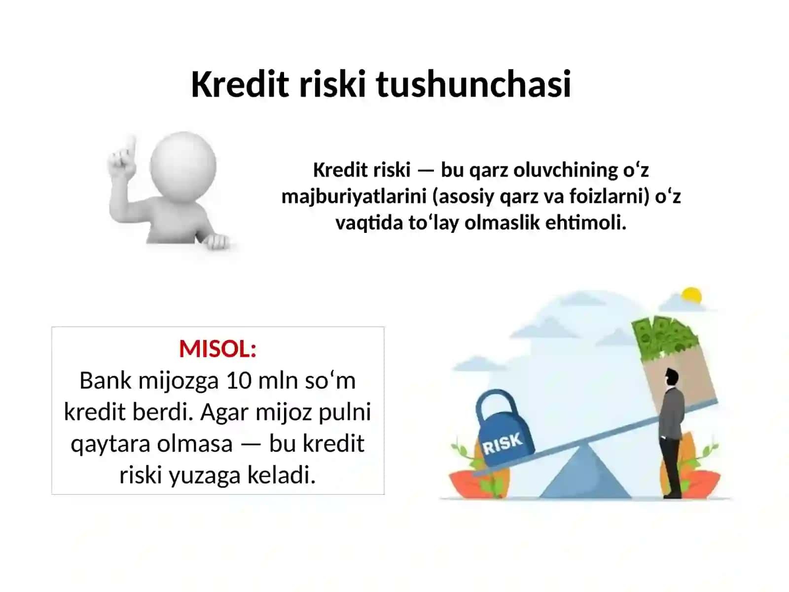 KREDIT RISKINI BOSHQARISH 2