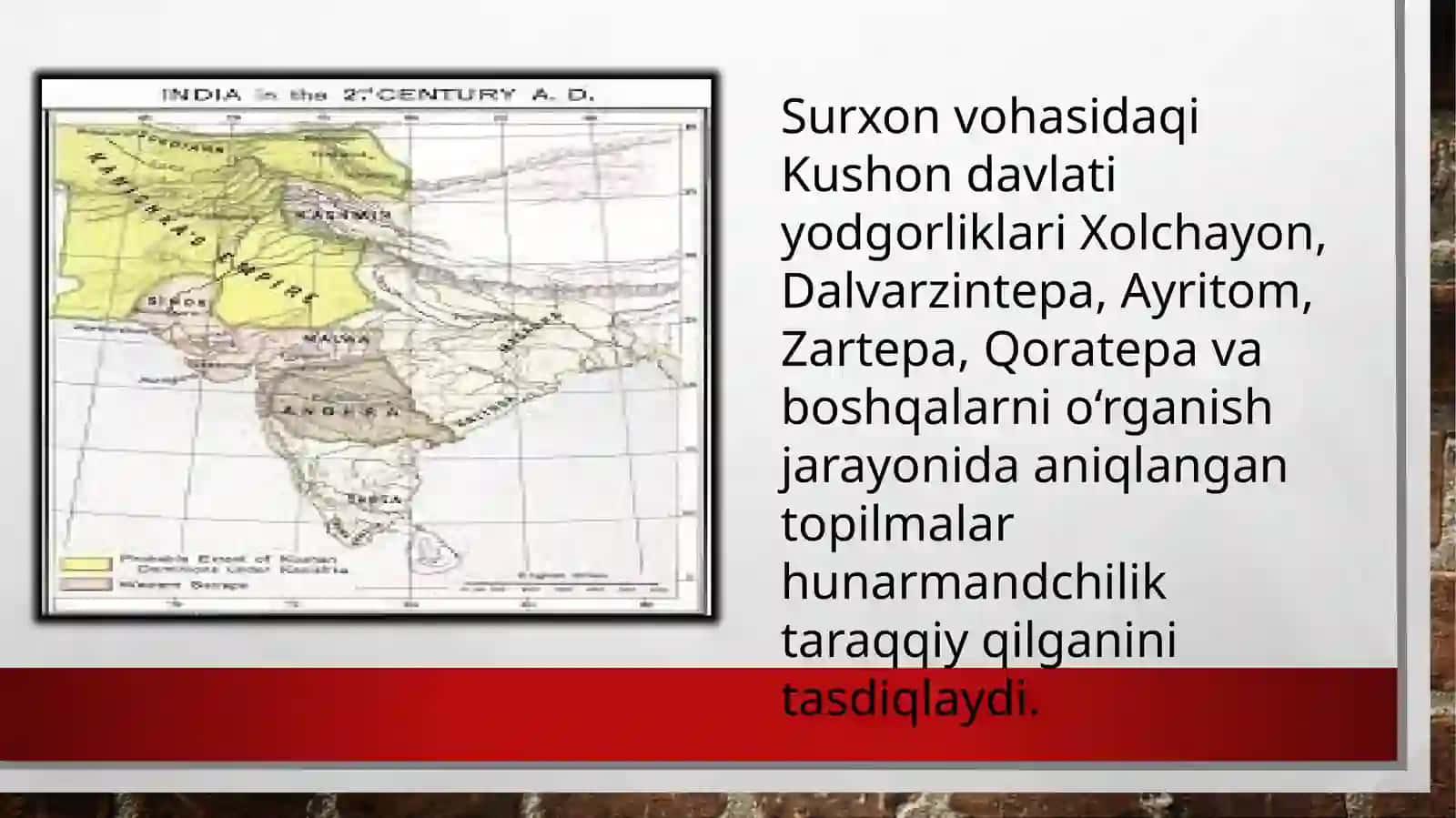 Qadimgi Kushon podsholigi madaniyati 2