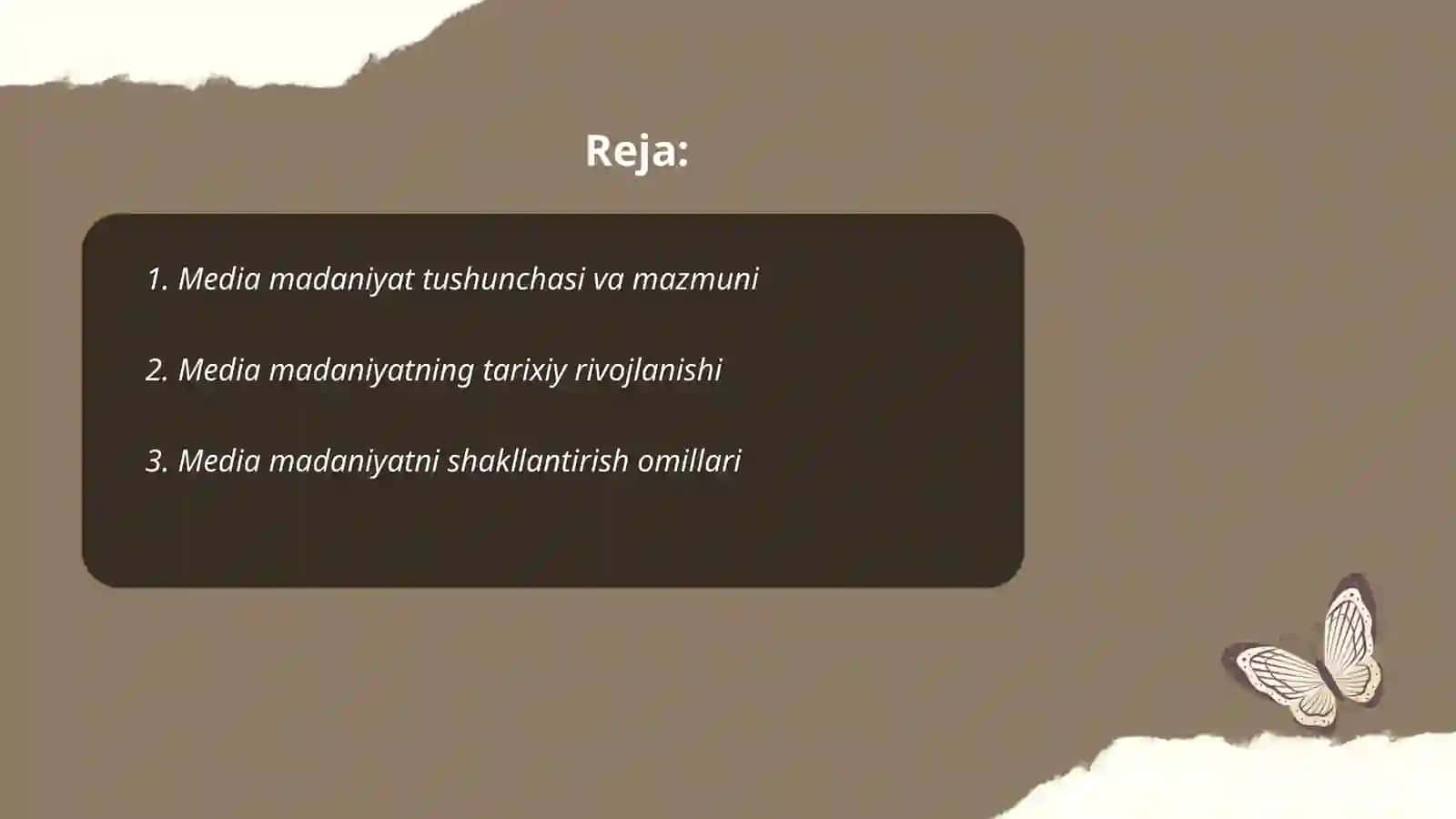 Media madaniyat mazmuni shakllanishi va ahamiyati 2