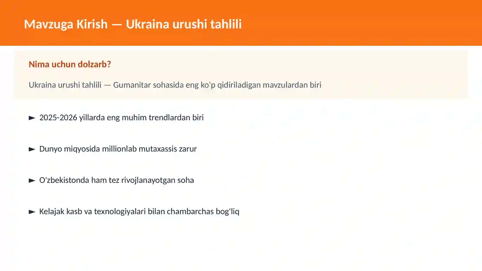 Ukraina urushi tahlili 2