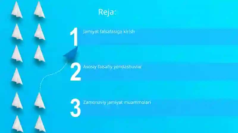 Jamiyat falsafasi 2