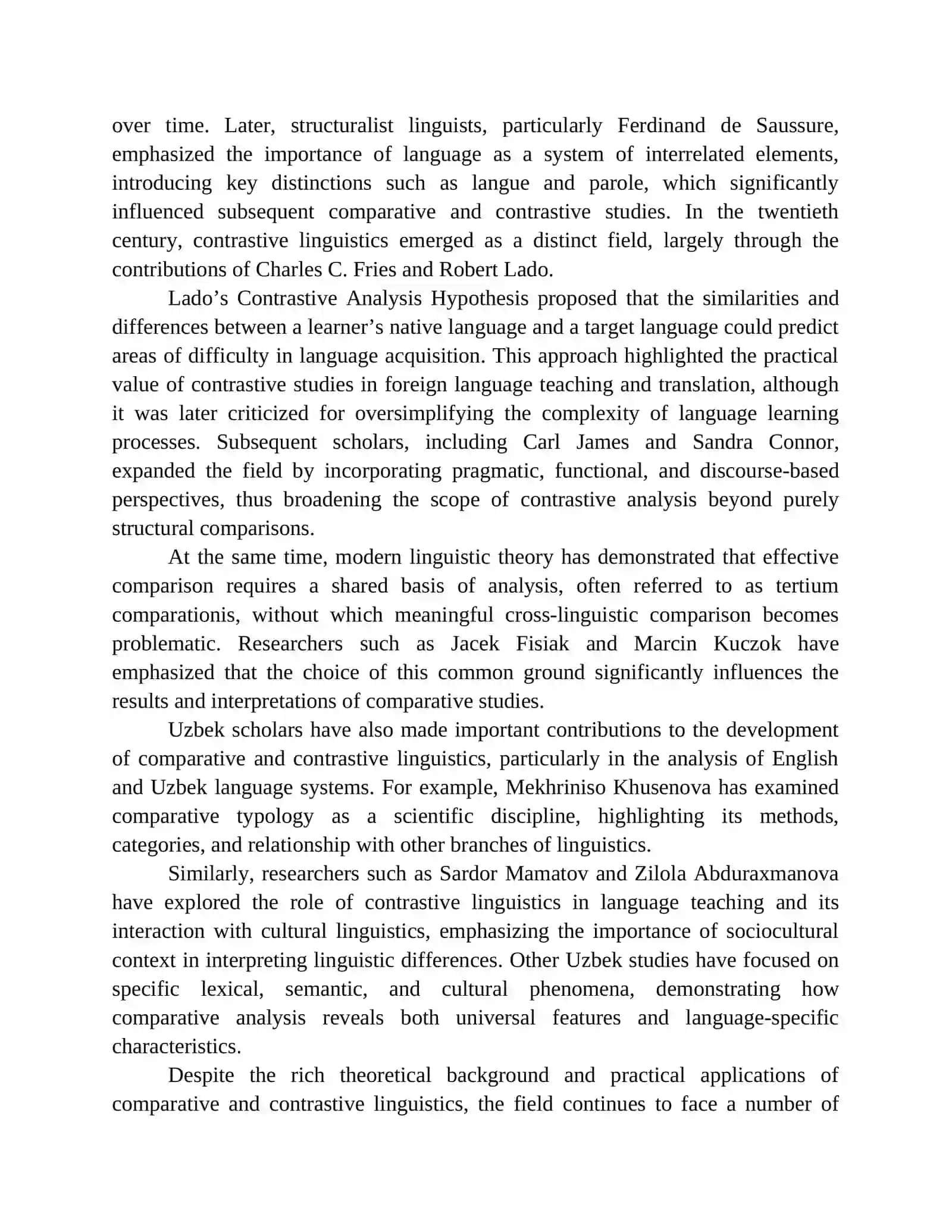 Problems of comparative and contrastive linguistics 2