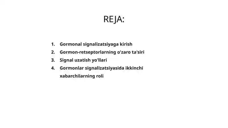 Gormonlarning nishon hujayralarga tasir mexanizmi 2