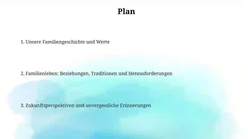 Unsere Familiengeschichte und Werte 2