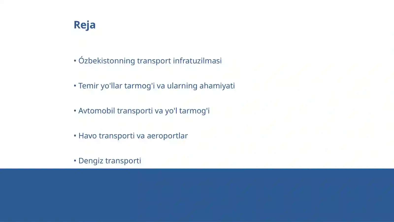 Ózbekistonning transport gegrafiyasi 2