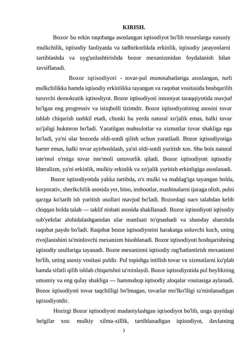 Bozor iqtisodiyoti 2