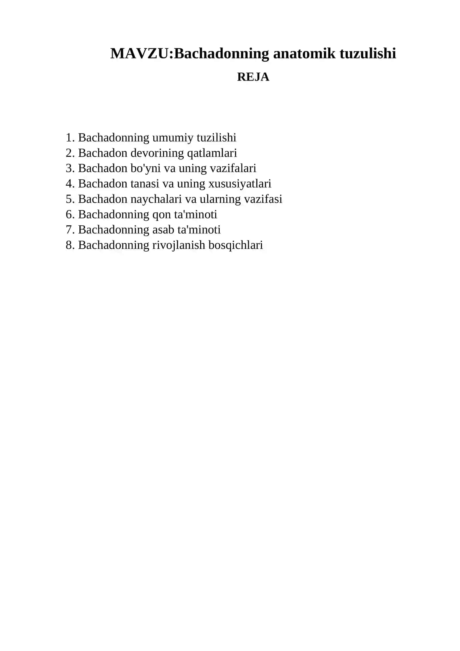Bachadonning anatomik tuzulishi 2
