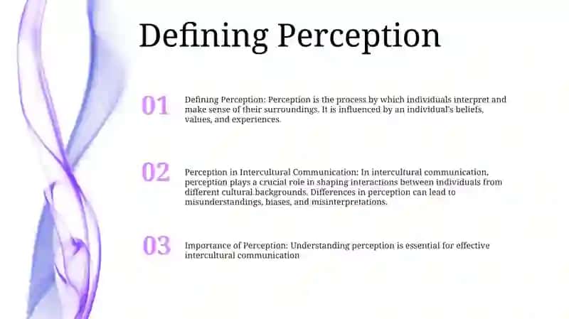 Perception, Its Role In Intercultural Communication 2