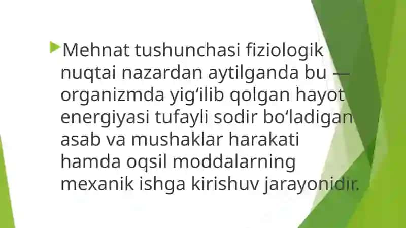 Mehnatni boshqarish usullari 2